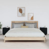 Mesitas de noche 2 uds madera maciza de pino negro 40x34x45 cm 1