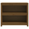 Estantería madera maciza de pino marrón miel 80x35x68 cm 5