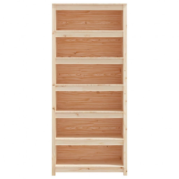 Estantería madera maciza de pino 80x35x183 cm M 2