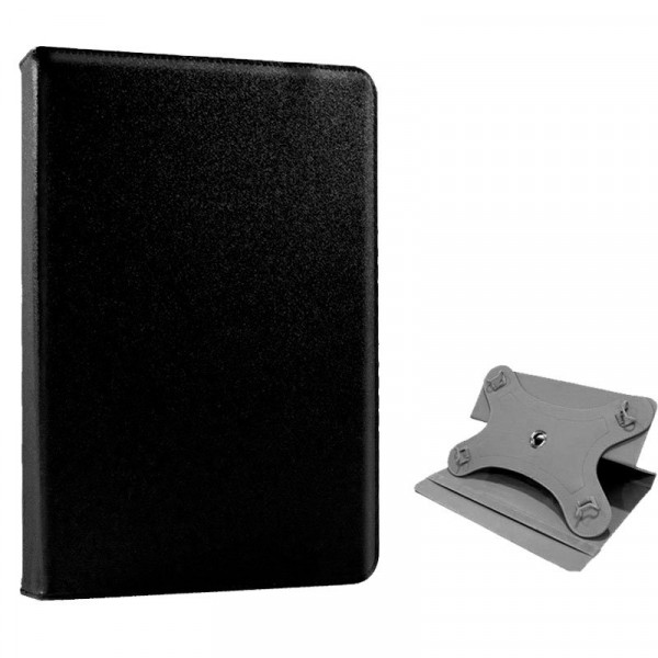 Funda COOL Ebook / Tablet 8 pulgadas Liso Negro Giratoria D