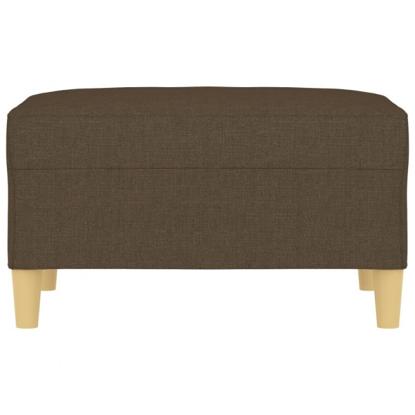 Reposapiés de tela marrón 70x55x41 cm M 3