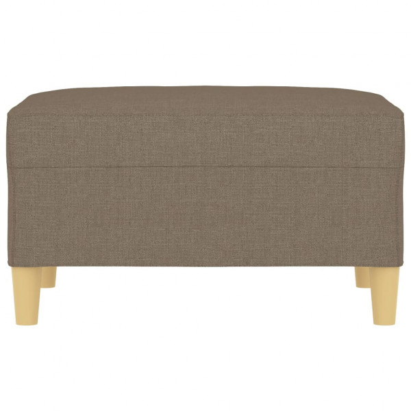 Apoio de pés 70x55x41 cm tecido cinza-acastanhado M 3