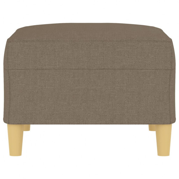 Reposapiés de tela gris taupe 70x55x41 cm M 4