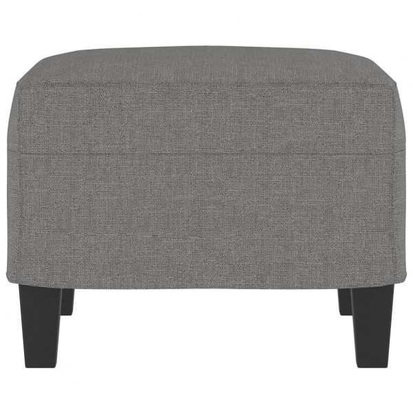 Reposapiés de tela gris oscuro 60x50x41 cm M 4