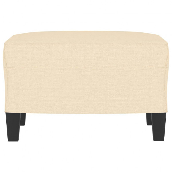 Apoio de pés 60x50x41 cm tecido cor creme M 3