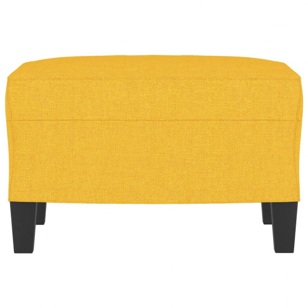 Reposapiés de tela amarillo claro 60x50x41 cm M 3