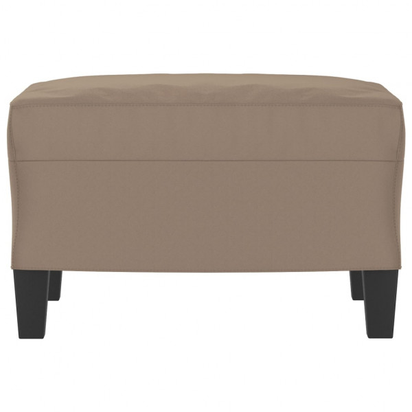 Reposapiés tela de microfibra gris taupe 60x50x41 cm M 3