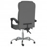 Silla de oficina reclinable de tela gris oscuro 5
