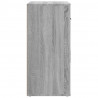 Aparador de madera contrachapada gris Sonoma 80x33x70 cm 5