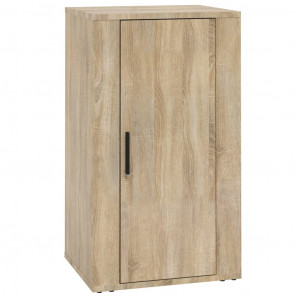 Aparador madera contrachapada color roble Sonoma 40x33x70 cm H