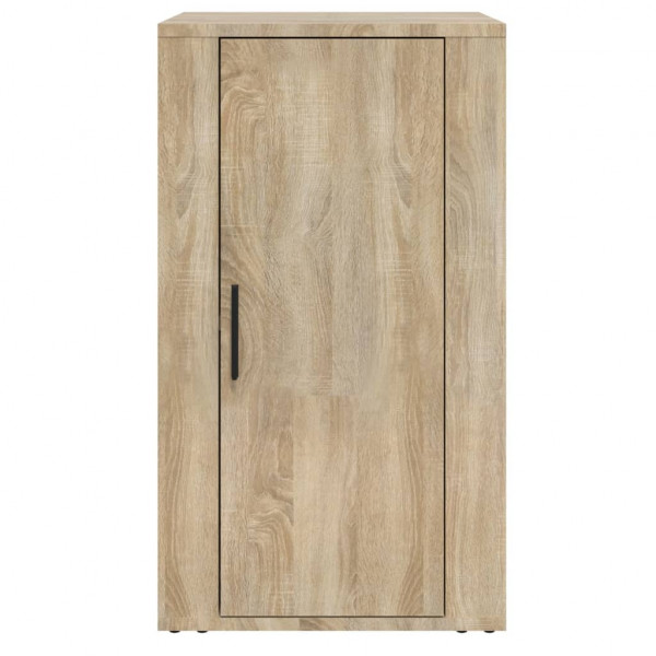Aparador madera contrachapada color roble Sonoma 40x33x70 cm M 3