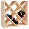 Botellero de madera maciza de pino 62x25x62 cm 4