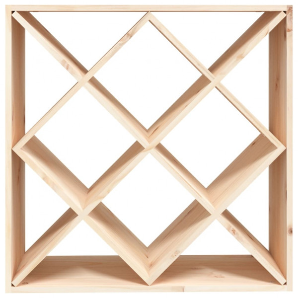 Botellero de madera maciza de pino 62x25x62 cm M 5