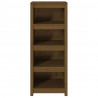 Estantería madera maciza de pino marrón miel 50 x 35 x 125.5 cm 5
