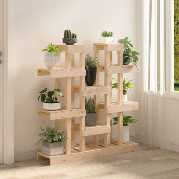 Suporte para plantas 104.5x25x109.5 cm pinho maciço M 3
