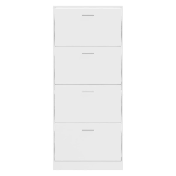 Sapateira 63x24x147 cm derivados de madeira branco brilhante M 4