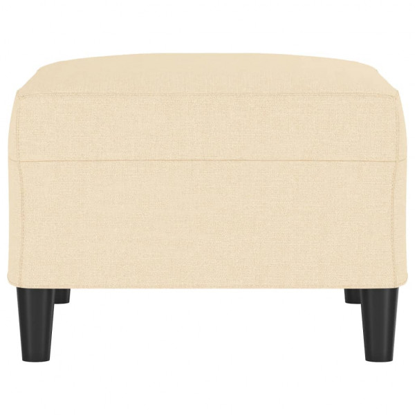 Apoio de pés 70x55x41 cm tecido cor creme M 4