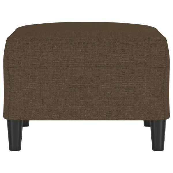 Reposapiés de tela marrón 70x55x41 cm M 4