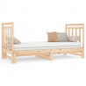 Sofá cama extraíble madera maciza de pino 2x(90x190) cm 2