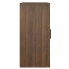 Aparador de madera contrachapada marrón roble 40x33x70 cm 5