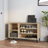 Mueble zapatero madera contrachapada roble Sonoma 102x36x60 cm 1