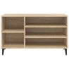 Mueble zapatero madera contrachapada roble Sonoma 102x36x60 cm 5