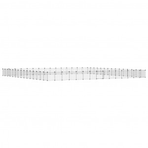 Gaiola p/ animais de 60 painéis c/ porta 35x35 cm aço preto H