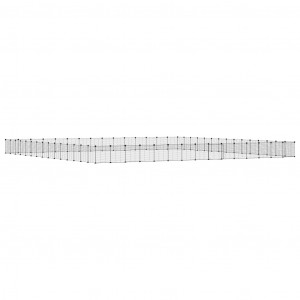 Gaiola p/ animais de 60 painéis c/ porta 35x35 cm aço preto H