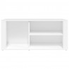 Mueble zapatero madera contrachapada blanco 100x35x45 cm 5
