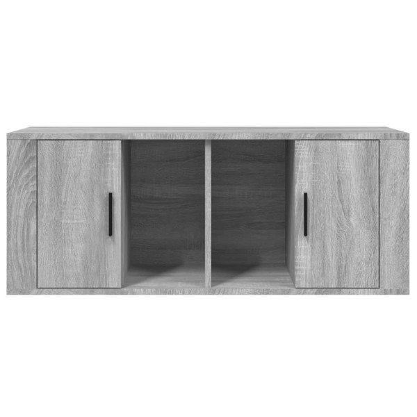 Mueble de TV madera contrachapada gris Sonoma 100x35x40 cm M 5