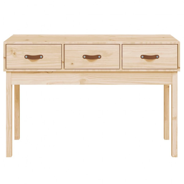 Mesa consola madera maciza de pino 114x40x75 cm M 3