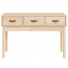 Mesa consola madera maciza de pino 114x40x75 cm 3