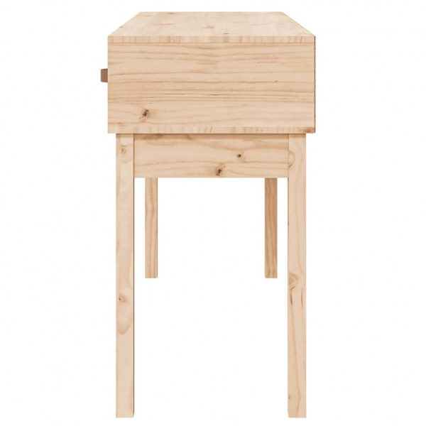 Mesa consola madera maciza de pino 114x40x75 cm M 5