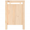 Banco de recibidor madera maciza de pino 110x40x60 cm 4