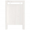 Banco de recibidor madera maciza de pino blanco 110x40x60 cm 4