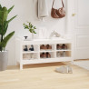 Banco de recibidor madera maciza de pino blanco 110x40x60 cm 5