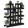 Soporte para plantas madera maciza pino negro 104.5x25x109.5 cm 4
