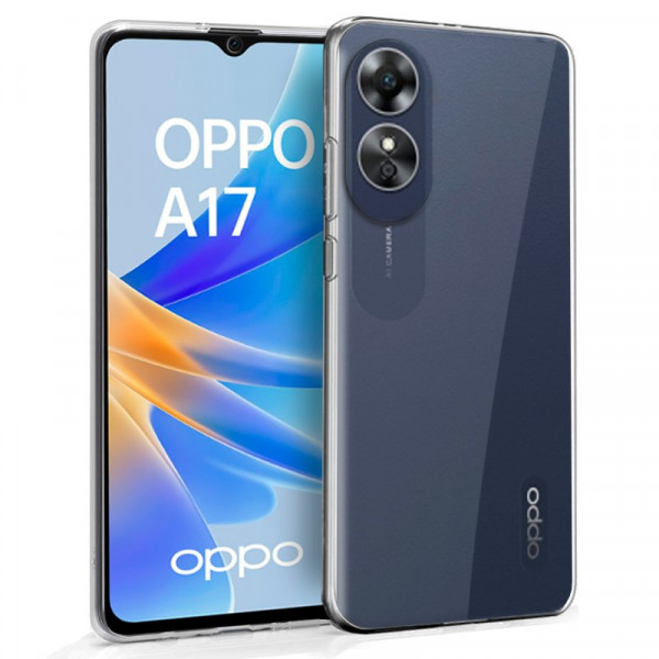 Funda COOL Silicona para Oppo A17 (Transparente) D