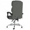 Silla de oficina reclinable de tela gris oscuro 5