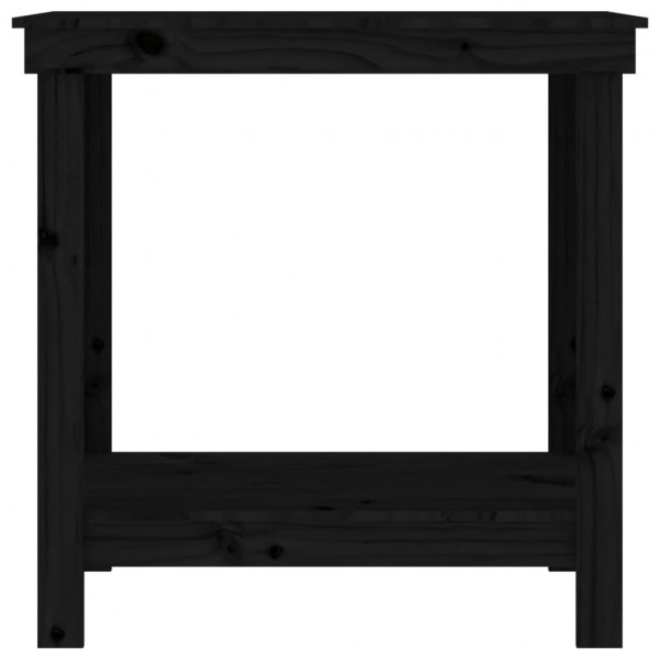 Banco de trabajo de madera maciza de pino negro 80x50x80 cm M 5