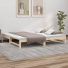 Sofá cama extraíble madera maciza de pino 2x(100x200) cm 1
