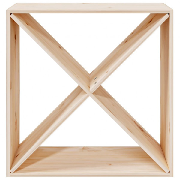 Botellero de madera maciza de pino 62x25x62 cm M 5