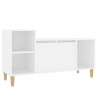 Mueble para TV madera contrachapada blanco 100x35x55 cm 2
