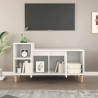Mueble para TV madera contrachapada blanco 100x35x55 cm 3