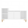 Mueble para TV madera contrachapada blanco 100x35x55 cm 5