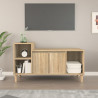 Mueble para TV madera contrachapada roble Sonoma 100x35x55 cm 1