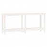 Banco de trabajo de madera maciza de pino blanco 180x50x80 cm 2