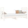 Sofá-cama removível em madeira maciça de pinho branco 2x(90x190) cm 3