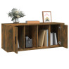 Mueble para TV madera contrachapada roble ahumado 100x35x40 cm 4