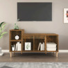 Mueble para TV madera contrachapada roble ahumado 100x35x55 cm 3
